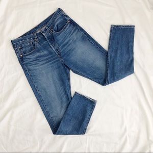 Levi’s 501 Premium High Waisted Skinny Jeans Sz 30